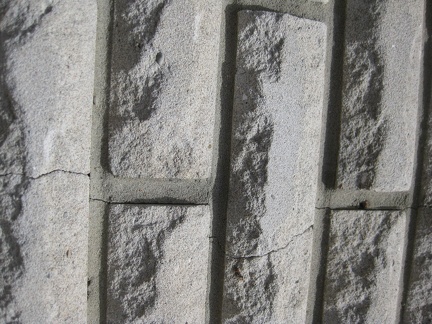 Cracked Brick on Wall